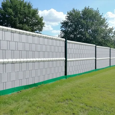 Light Grey Fence Tape 19 cm x 50 m, 450 g/m² FN0010